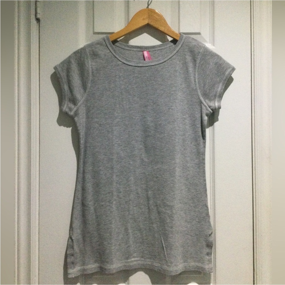 Energie Women’s Gray Cotton Basic T-Shirt